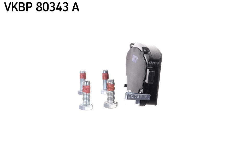 Jeu de 4 plaquettes de frein SKF ref. VKBP 80343 A